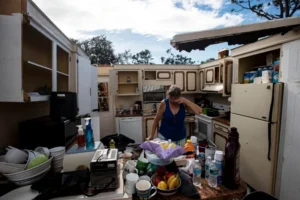 Hurricane home damage