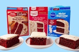 Images of boxes of cake mixes